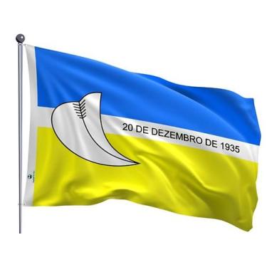 Imagem de Bandeira do Município de Dourados Uma Face Estampada Tamanho 90x128cm 