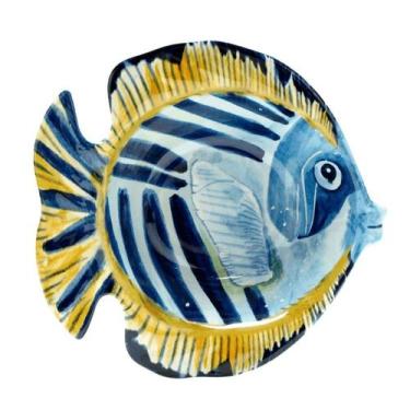 Imagem de Saladeira Melamina Peixe - EntreCasa, Azul