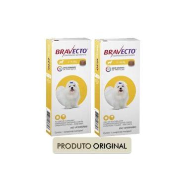 Imagem de Combo 2x Comprimido Bravecto Para Cães de 2 a 4,5kg - MSD