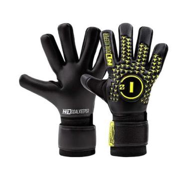 Imagem de Luva de Goleiro N1 Kids Infantil - N1 Goalkeeper, Preto, Neon, 7
