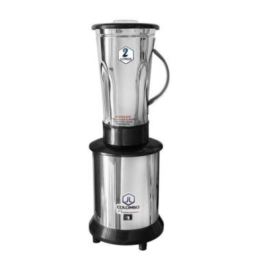 Imagem de Liquidificador Baixa Rotação 2 Litros Inox Industrial Bivolt - JL Colo
