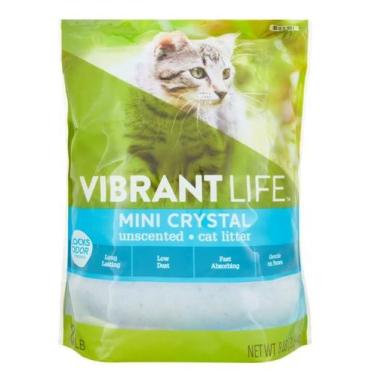 Imagem de Areia para Gatos Vibrant Life 3,6 kg Sem Fragrância e Baixa Poeira - M