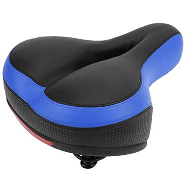 Imagem de Assento de bicicleta, assento de bicicleta inovador [trekking] com design oco para ciclismo para entusiastas do ciclismo(azul escuro)
