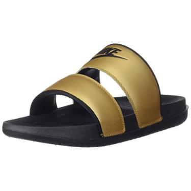 Imagem de Nike Women's Offcourt Duo Slides (8, Metallic Gold/Black/Black)