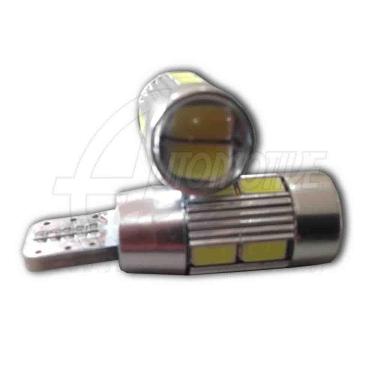 Imagem de Lampada Pingo T10 10 Leds TORRE Projector Super Bco CAMBUS U