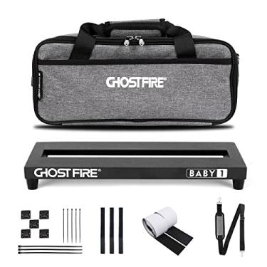 Imagem de Placa pedaleira Ghost Fire de liga de alumínio com efeito de 450 g 35 cm x 14 cm x 3 cm com bolsa de transporte, série V (V-BABY 1)
