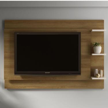 Imagem de Painel Ammo para TV de até 65 com 3 Prateleiras - Natural/O
