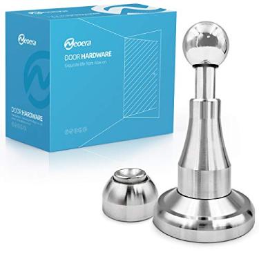 Imagem de Neoera Rolha magnética para porta, tecnologia de absorção de choque hidráulico atualizada, fixação magnética suave, aço inoxidável 304 premium, antiferrugem, resistente para vários tipos de portas, montagem na parede 1 pacote