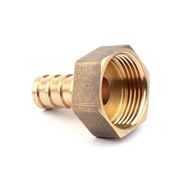 Imagem de 1 pe?a 3/4";?1"?Conector F¨ºmea 8~32mm Conector Pagode de Lat?o Adaptador de Tubo de Mangueira de Irriga??o Encaixe de Cobre, 3l4 F¨ºmea, 8mm