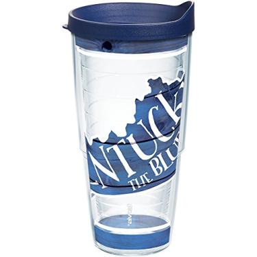 Imagem de Tervis Copo isolado de parede dupla Kentucky feito nos EUA, 700 ml, Bluegrass State