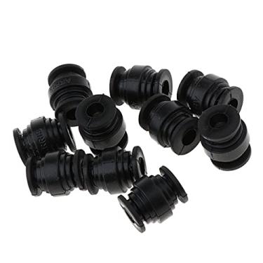 Imagem de Newmind 10pcs Vibration Shock Absorption Damping Rubber Balls for PTZ RC Quadcopter Drone Upgrade Parts - as described, Black