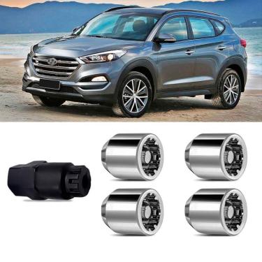 Imagem de Porca Antifurto Roubo Rodas Carros Hyundai