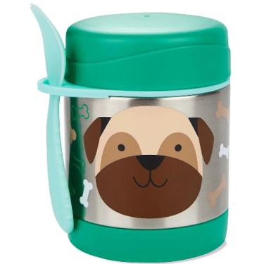 Imagem de Pote Térmico Com Talher Zoo Cachorro Pug Skip Hop