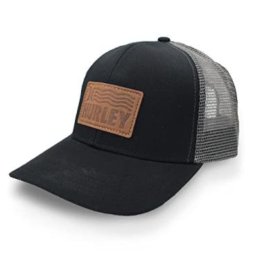 Imagem de Hurley M Waves Trucker Mens Black Snapback