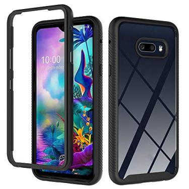 Imagem de YUNCHAO Caixa de telefone Para LG V50s Thinq 5g / G8x Thinq Starry Sky Solid Color Series à prova de choque PC + TPU Protetive Case capa para celular