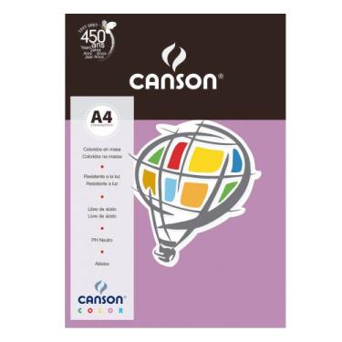 Imagem de Papel Canson Color A4 180G/M² Violeta - Canson