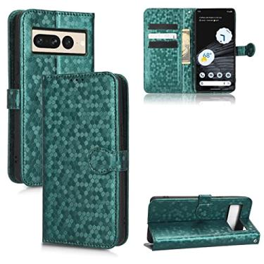 Imagem de Capas de telefone de luxo Wave Point Google Pixel 7 7 Pro capa de couro slots para cartão de visita carteira clipe à prova de choque capa de telefone Google Pixel 7 7 Pro capas (verde, Google Pixel 7 Pro)