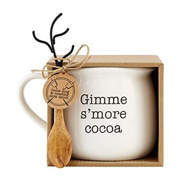 Imagem de Mud Pie, Gimme, Conjunto de Bastão de Assar de Cacau Quente, Caneca 600 ml | Garfo 13,8 cm