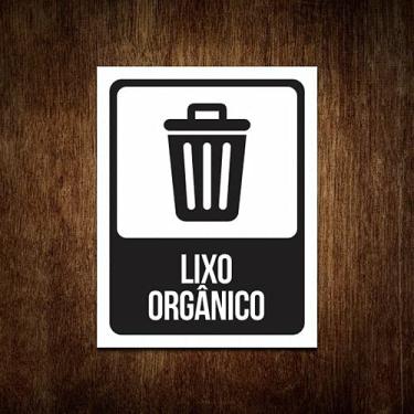 Imagem de Placa De Sinalização - Lixo Organico (36x46)