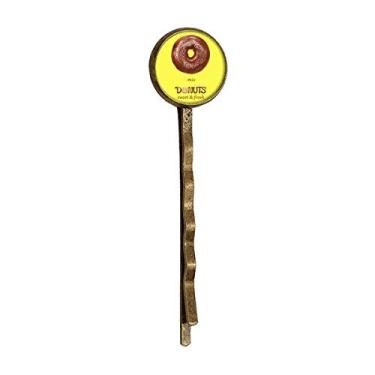 Imagem de Chocolate Rosquinha Sobremesa Sweet Food Retro Metal Hair Bobby Pin Headwear