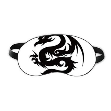 Imagem de Dragon Animal Art Grain contorno Sleep Eye Shield Capa macia para sombra noturna