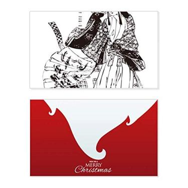 Imagem de Japan Sakura – Esboço de desenho de Natal (Feliz Natal)