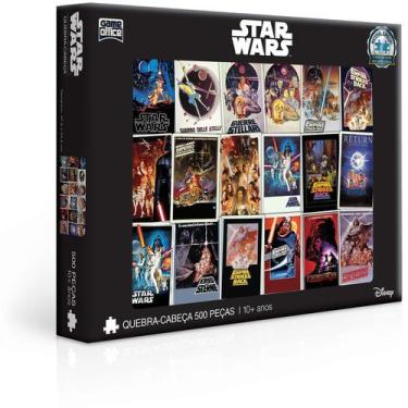Imagem de Quebra-Cabeça Puzzle 500 Peças - Star Wars Posters - Toyster