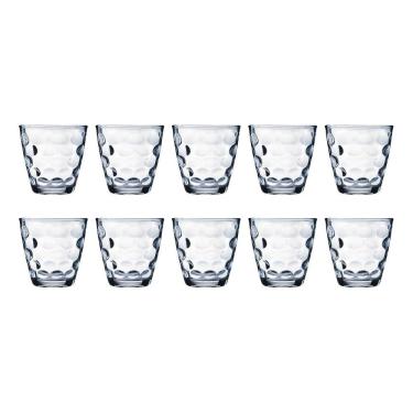 Imagem de Jogo Copos Vidro Redondo Bangkok 10 Peças Transparente 250ML
