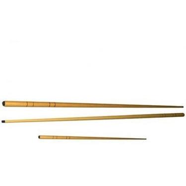 Imagem de Kit 2 Taco 1,30m + 1 Taco Pequeno Bilhar Sinuca Bar Canto