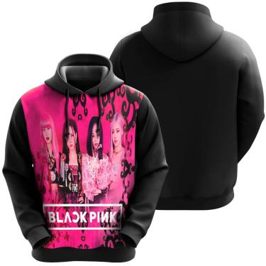 Imagem de Blusa De Moletom Banda Blackpink Black Pink Kpop Música-Unissex