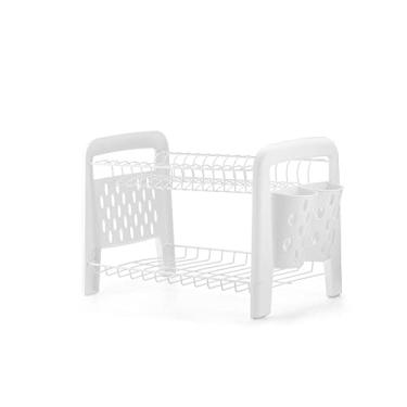 Imagem de Escorredor Desmontável Arthi | Design Clean e Moderno | Comporta 12 Pratos | Porta Talheres e Copos | Charme ao Ambiente | Fácil de Transportar | Limpeza Simples | Material Durável em Plástico e Aço