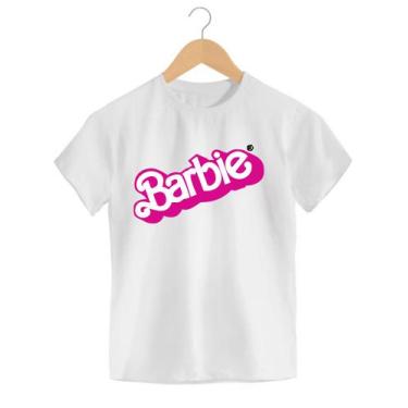 Imagem de Camiseta Infantil Menina Barbie Boneca Pink Girl Rosa Filme Estreia Te