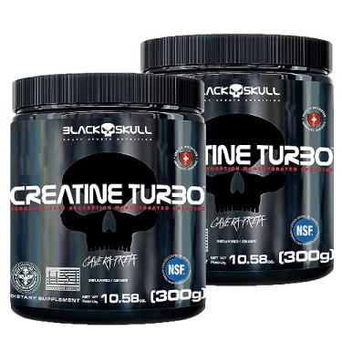 Imagem de Kit x2 Creatine Turbo 300G Black Skull