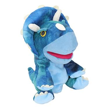 Imagem de Fantoche de Mão, Fantoche de Pelúcia Fofo para Educação Infantil para Pré-escola (Azul 25cm)