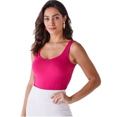 Imagem de Regata Com Bojo Disfarça Gordurinhas Liz 21888 Viscose Não M