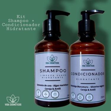 Imagem de Shampoo + Condicionador Cereja E Avelã / Broto De Bamboo 250ml Pós Quí
