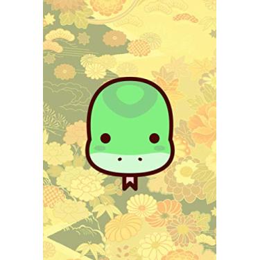 Imagem de Year of the Snake Notebook: Lucky Yellow Japanese Zodiac Chinese New Year Snake - Lined Notebook Journal - 6 x 9 Inches - 110 Pages