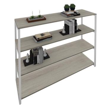 Imagem de Estante para Escritório Marelli Frame Carvalho Berlim 140x40cm