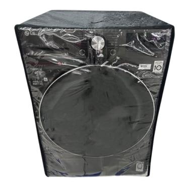 Imagem de CAPA PARA LAVA E SECA MIDEA 11KG PRETA TRANSPARENTE FLEX (PRETO)