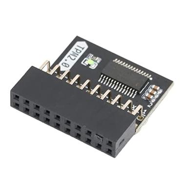 Imagem de Módulo De Segurança De Criptografia TPM2.0 De Substituição, Processador De Criptografia Autônomo 20Pin 2 10P E Processador TPM De Criptografia Forte Sistema De Módulo TPM Preto, Placa-mãe Msi Placa-mã