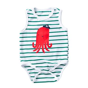 Imagem de CALLARON macacões de bebê roupas de bebê recém-nascido camisola de lingerie roupas recém-nascidas vestido para o verão body infantil camisetas infantis animal macacão pijamas menino algodão