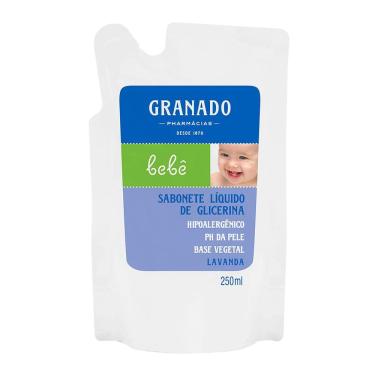 Imagem de Sabonete Líquido Infantil Glicerina Granado Bebê Lavanda Refil