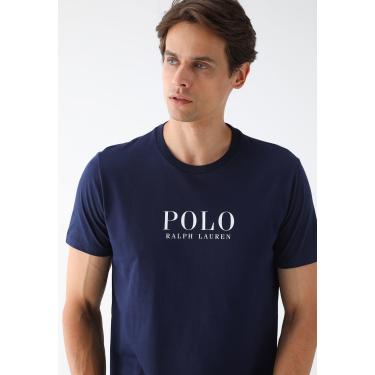 Imagem de Camiseta Polo Ralph Lauren Reta Pijama Azul Polo Ralph Lauren 714899613003 masculino