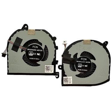 Imagem de HK-PART Fan de substituição para Dell XPS 15-9570 CPU Gpu Cooling Fan Set TK9J1 08YY9