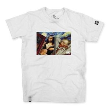 Imagem de Camiseta Masculina Stoned Van Gogh x Monalisa-Masculino