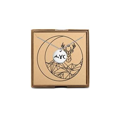 Imagem de OKEYCH S-JM Gift S-JM Colar com símbolos da série de livros A Court of Thorns and Roses T-OG and Crescent City Jewelry, Metal, Liga metálica.