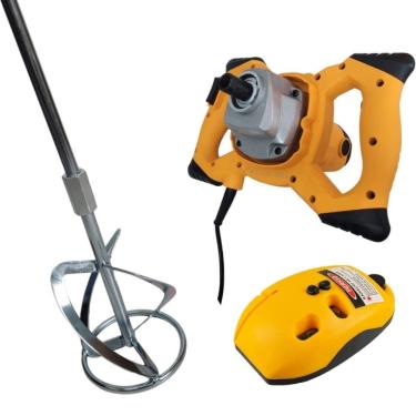 Imagem de Misturador de Argamassa e Tinta 1600W com Nível a Laser MENEGOTTI