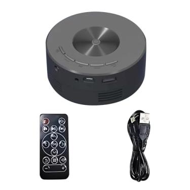 Imagem de Projetor de vídeo compatível com 1080p, mini projetor 1080p HD, portátil, home theater, cinema em casa