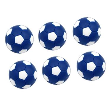 Imagem de Tachiuwa Volume 6 bolas de futebol de mesa padrão, artigos de sala de jogos de pebolim recreativo - azul