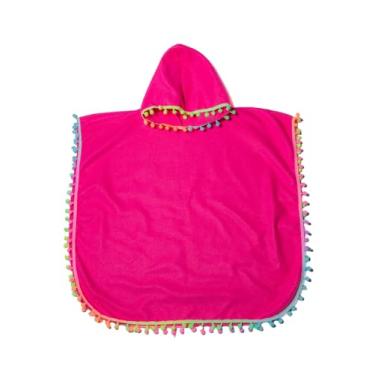 Imagem de Marujá Beach Toalha com Capuz Infantil Poncho Piscina Praia Natação Banho